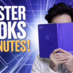 man reading a book